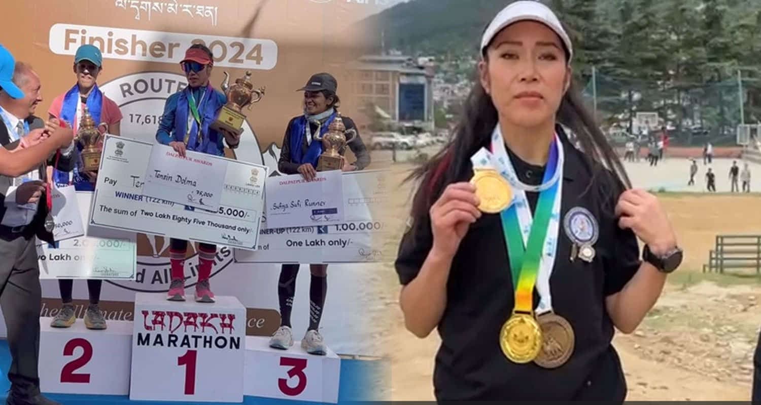 हिमाचल की तेंजिन दोलमा का चयन वर्ल्ड मैराथन चैंपियनशिप के लिए, सरकार से मदद की अपील Himachal kullu manali tenzin dolma selected world marathon championship sukhu govt sought financial help