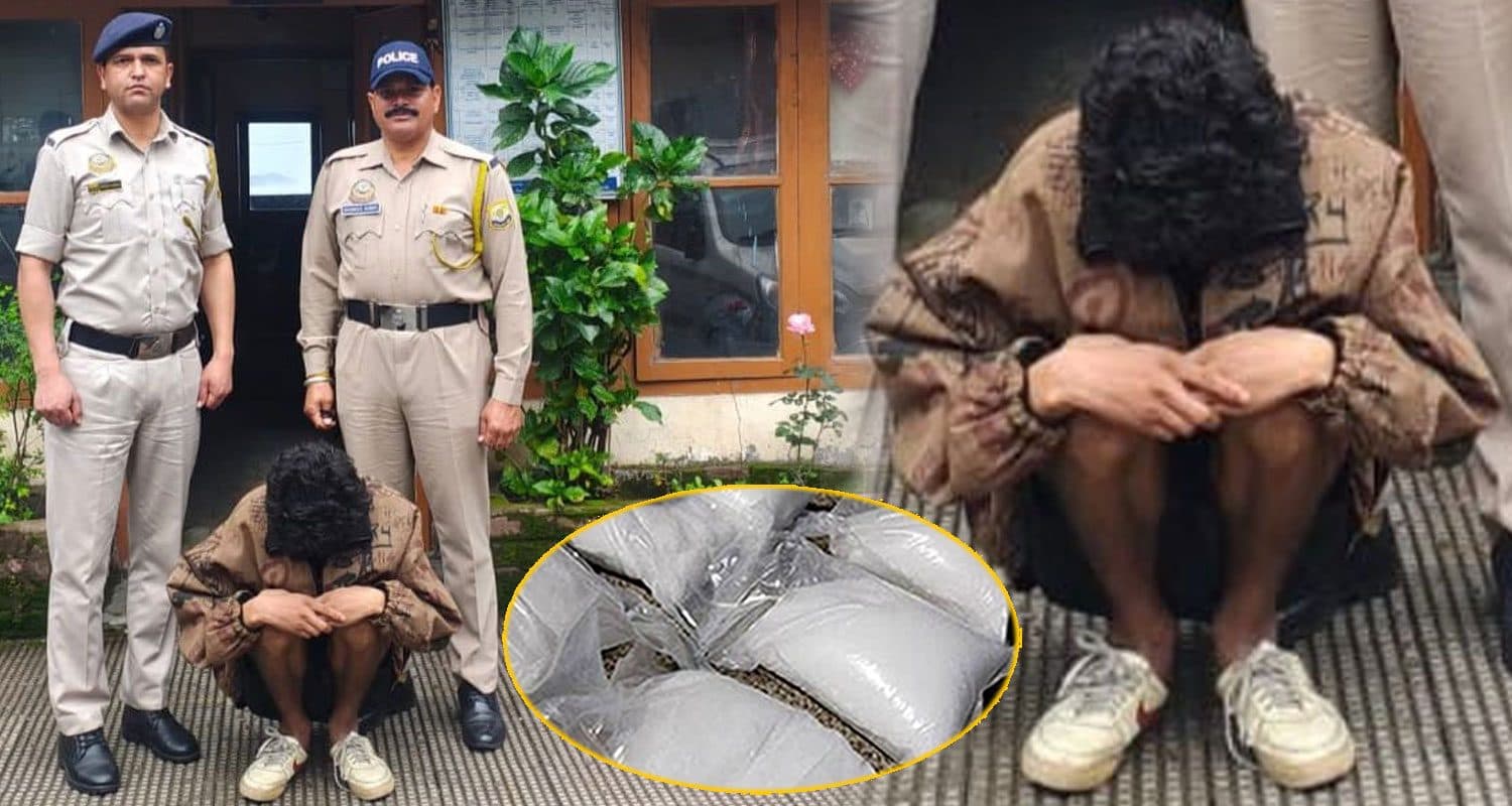 हिमाचल : तेज बारिश में नशे की तलब...पुलिस ने HRTC बस में ढेर सारे चिट्टे संग दबोचा अजय shimla-police-seize-chitta-heroin-from-hrtc-bus-kullu-youth-arrested