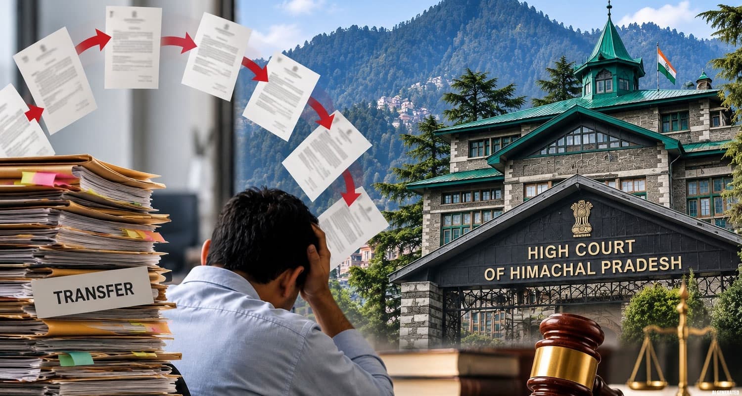 हिमाचल : 12 साल की नौकरी में 11 तबादले- कोर्ट पहुंचा कर्मचारी, सरकार से मांगा जवाब Himachal High Court Transfer Government Employees Order Mandi Education Department