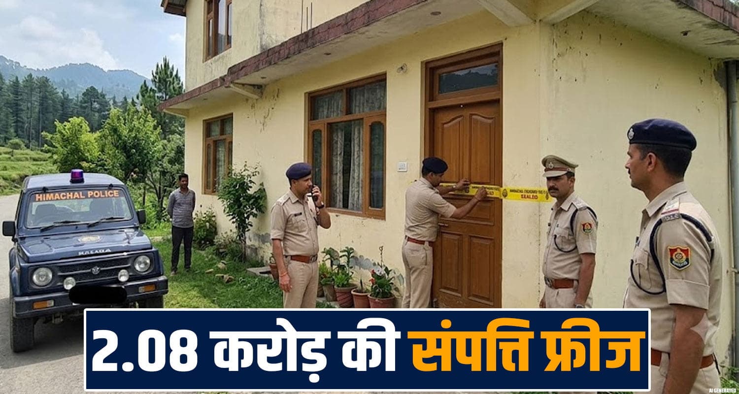 हिमाचल में पूरा परिवार बेचता था चिट्टा : महिलाएं भी शामिल- 2 करोड़ की संपत्ति हुई फ्रीज baddi-police-freeze-rs-2-08-crore-property-linked-to-drug-trafficking