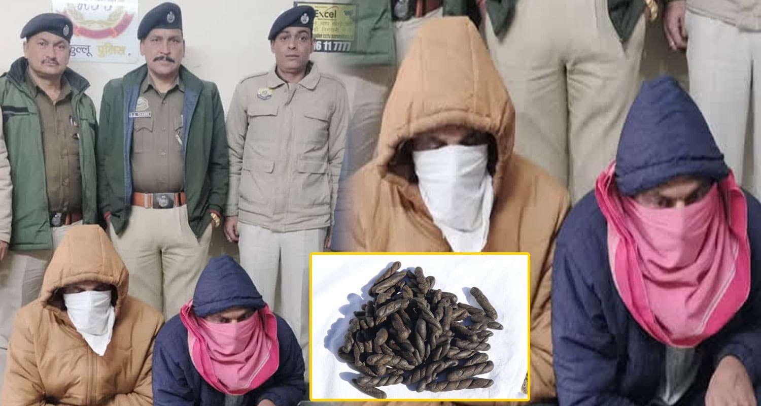 हिमाचल पुलिस का बस में छापा : युवकों से मिली ढाई किलो चरस- एक ने की भागने की कोशिश Charas Smugglers Kullu Himachal