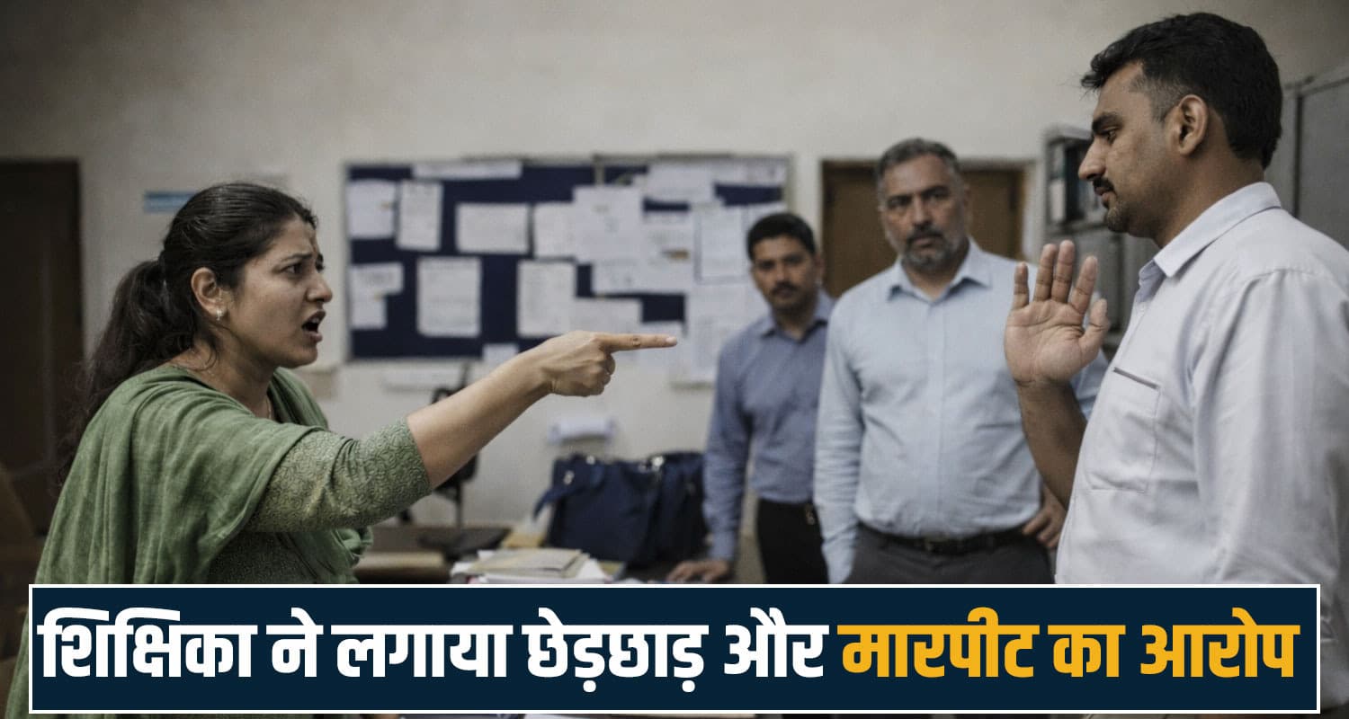 हिमाचल: स्कूल में महिला टीचर से बदसलूकी, सहकर्मी ने किया बैड टच - थप्पड़ तक जड़ दिया workplace harassment