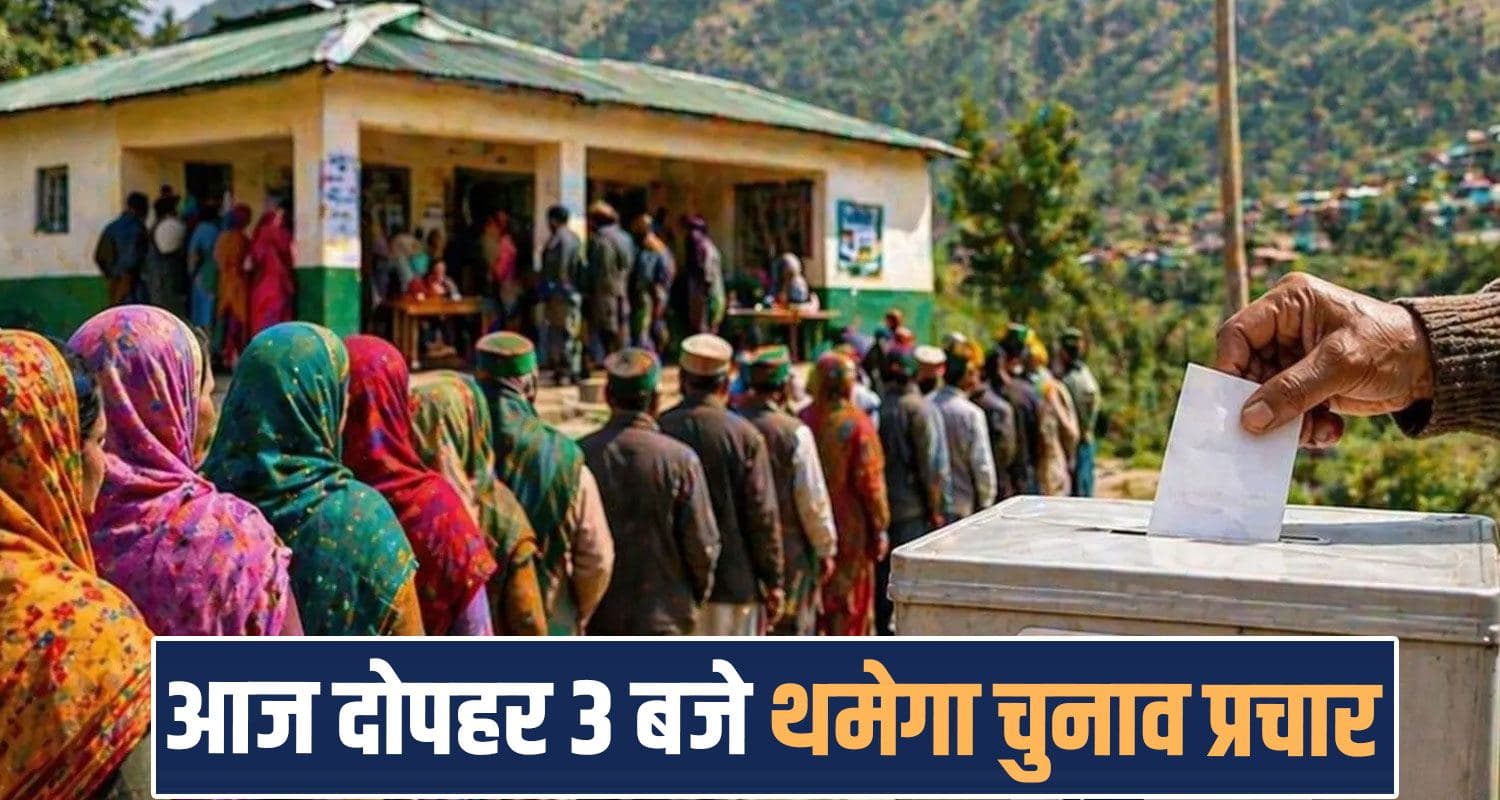हिमाचल पंचायत चुनाव : आज 3 बजे के बाद थमेगा प्रचार का शोर; 48 घंटे तक ठेके-BAR बंद Himachal Dry Day Election Commission Panchayat Sukhu Government Wine Shops Closed