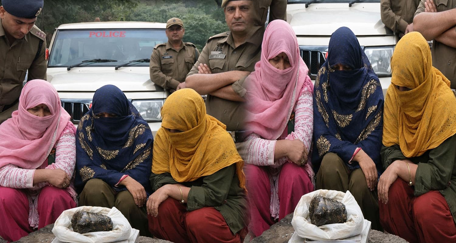 हिमाचल में चरस बेचने निकली थीं 3 महिलाएं- रास्ते में पुलिस से हुआ सामना, सभी गिरफ्तार sirmour police