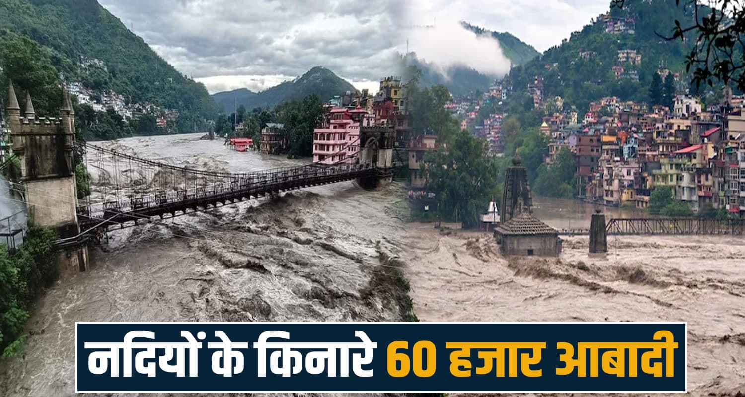 हिमाचल में ग्लेशियर झील फटने से मचेगी तबाही- नदियों किनारे बसी 60 हजार आबादी, मंडराया खतरा Himachal Pradesh news