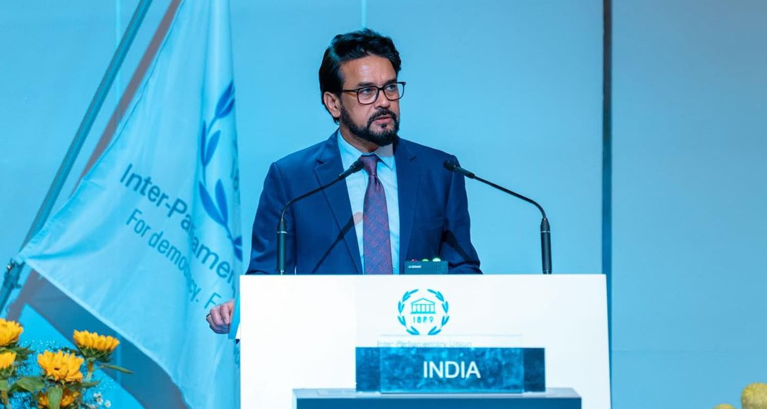 वैश्विक मंच भारत की आवाज बने अनुराग, बोले- हम दुनिया को दे रहे मानवीय एकता का संदेश Anurag Singh Thakur