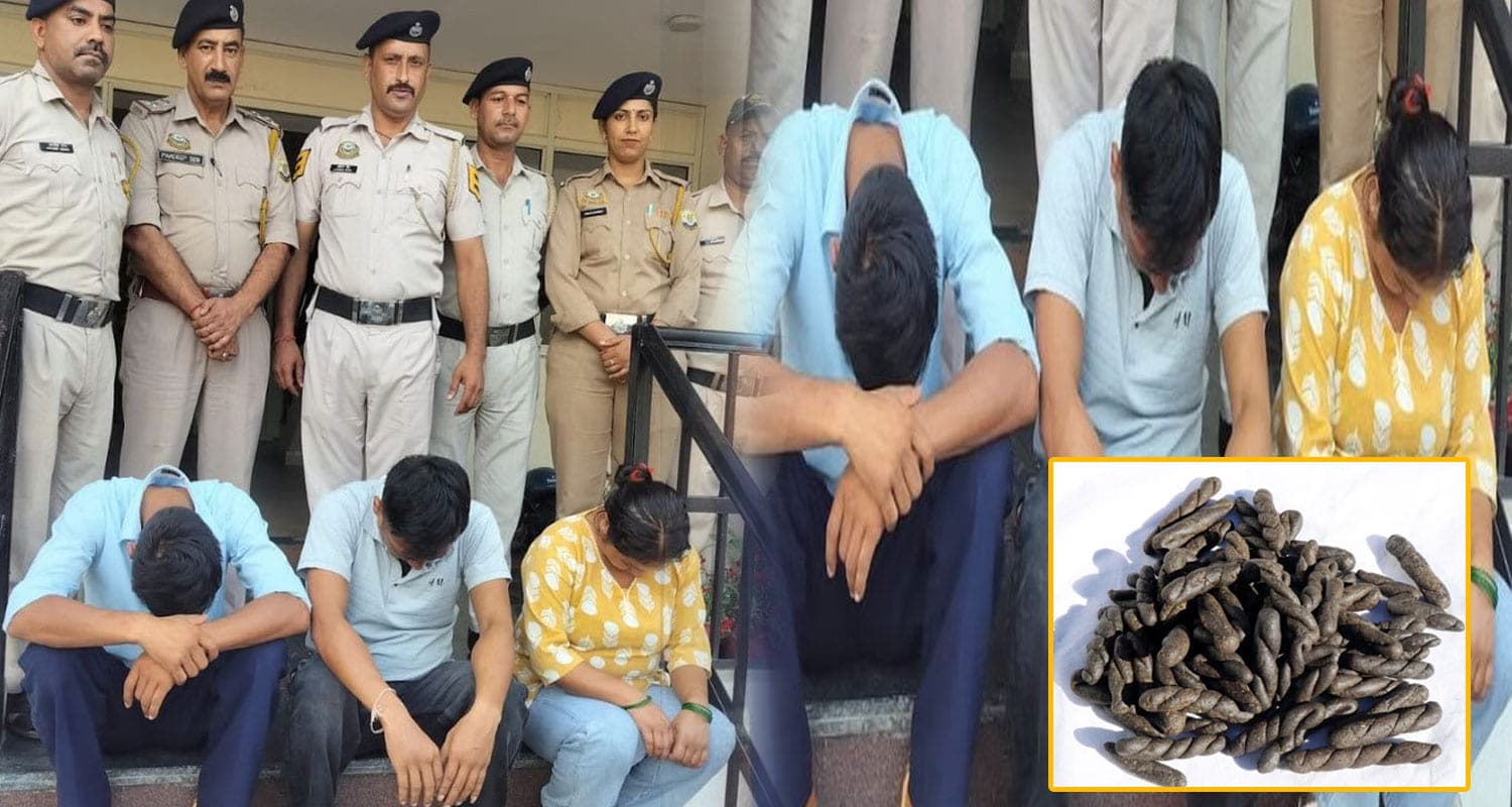 हिमाचल : साढ़े चार किलो चरस संग श्रेया गिरफ्तार, पति और एक दोस्त भी था कार में साथ Charas smuggler two men women bilaspur police himachal drug free
