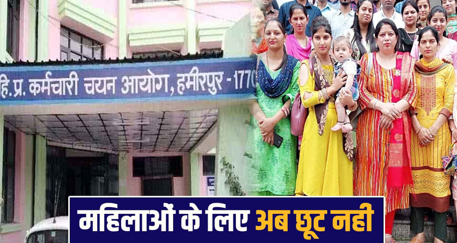 सुक्खू सरकार का बड़ा फैसला- अब महिलाओं को भी नौकरी के लिए चुकाना होगा आवेदन शुल्क, छूट खत्म HPRCA