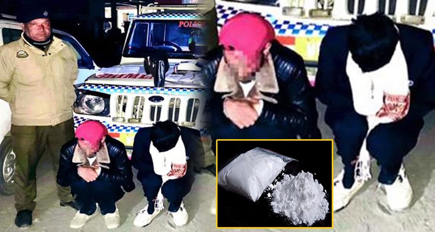 हिमाचल : ठेके के पास चिट्टा सप्लाई करने आए थे दो यार, ग्राहक से पहले पहुंची पुलिस Himachal news