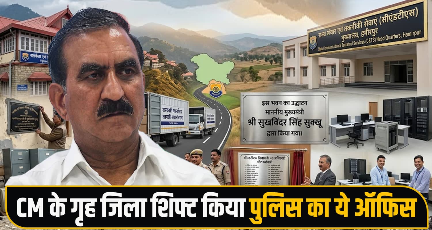 सीएम सुक्खू ने अपने गृह जिला में शिफ्ट किया हिमाचल पुलिस का अहम कार्यालय, यह बताई वजह Office Shift