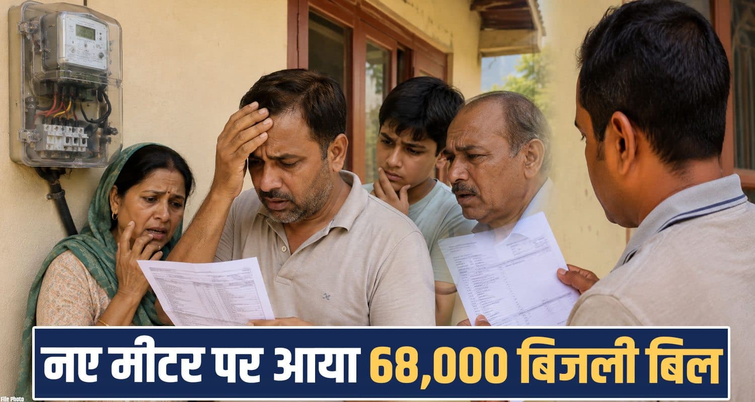 हिमाचल में एक घर का आया 68,000 बिजली बिल, शिकायत की तो...भरने पड़े सिर्फ 107 रुपये electricity bill meter reading error rs 68000 bill corrected to107 ghumarwin hp