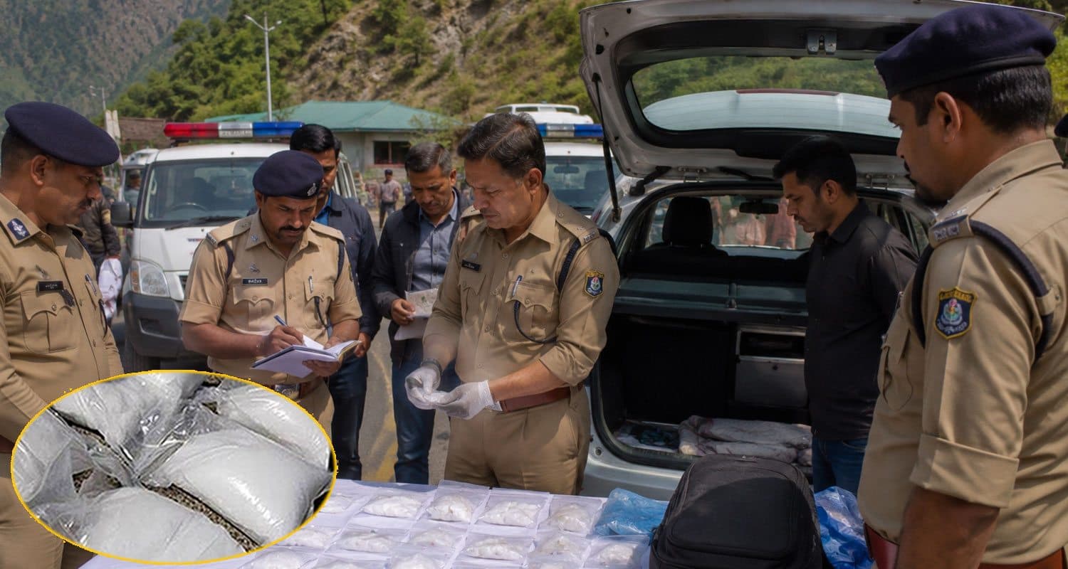 हिमाचल पुलिस ने एक ही दिन में पकड़ा 232 ग्राम चिट्टा, पंजाबी समेत तीन युवक गिरफ्तार chitta suppliers smugglers bilaspur himachal police drug free state
