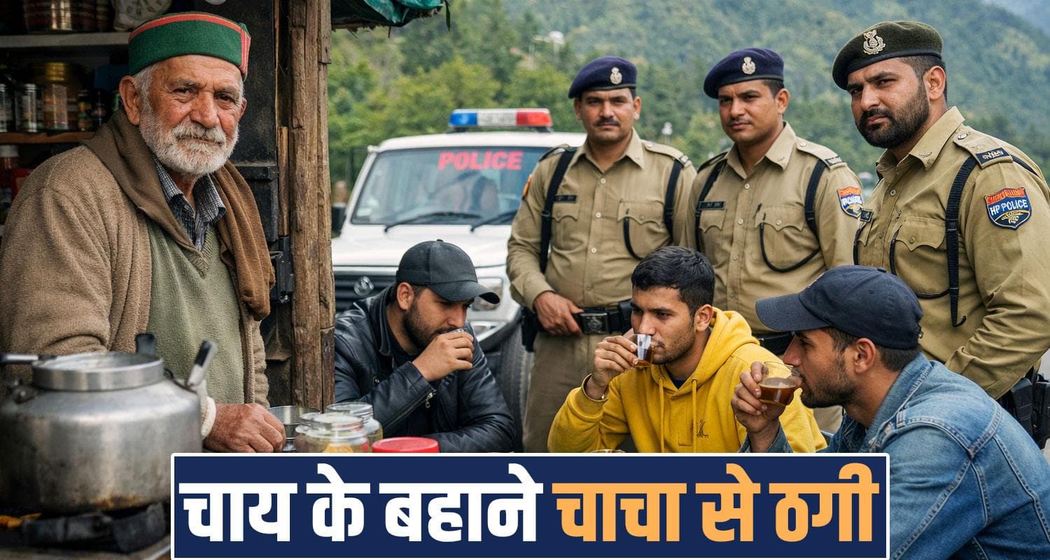 हिमाचल में चायवाले चाचा को युवकों ने लगाया चूना, 3200 रुपये के नकली नोट थमा हुए फुर्र old man boys fake note fraud tea shop hamirpur himachal police