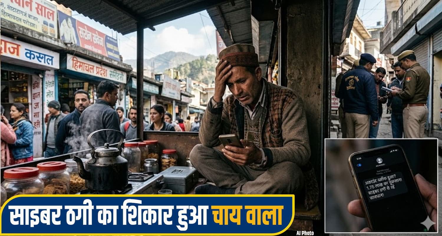हिमाचल: चाय बेच कर पाई-पाई जोड़ी, खाते में हो गए थे 1.75 लाख; शातिर सब लूट ले गए cyber fraud