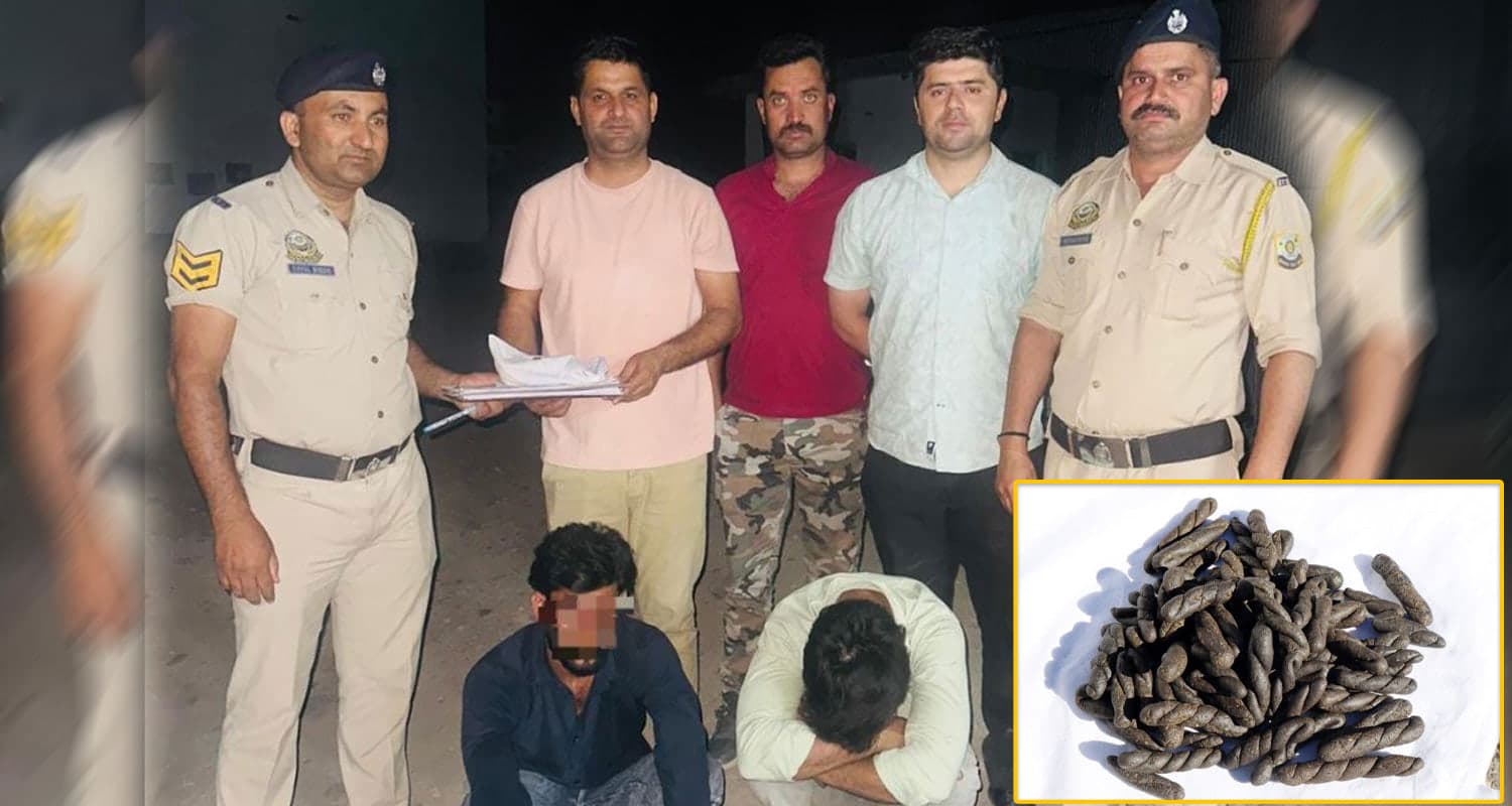 हिमाचल : नशा तस्करी करने निकले थे UP के दो यार- बाइक के हैंडल में छिपा रखी थी चरस की खेप, हुए अरेस्ट Chitta Smuggling