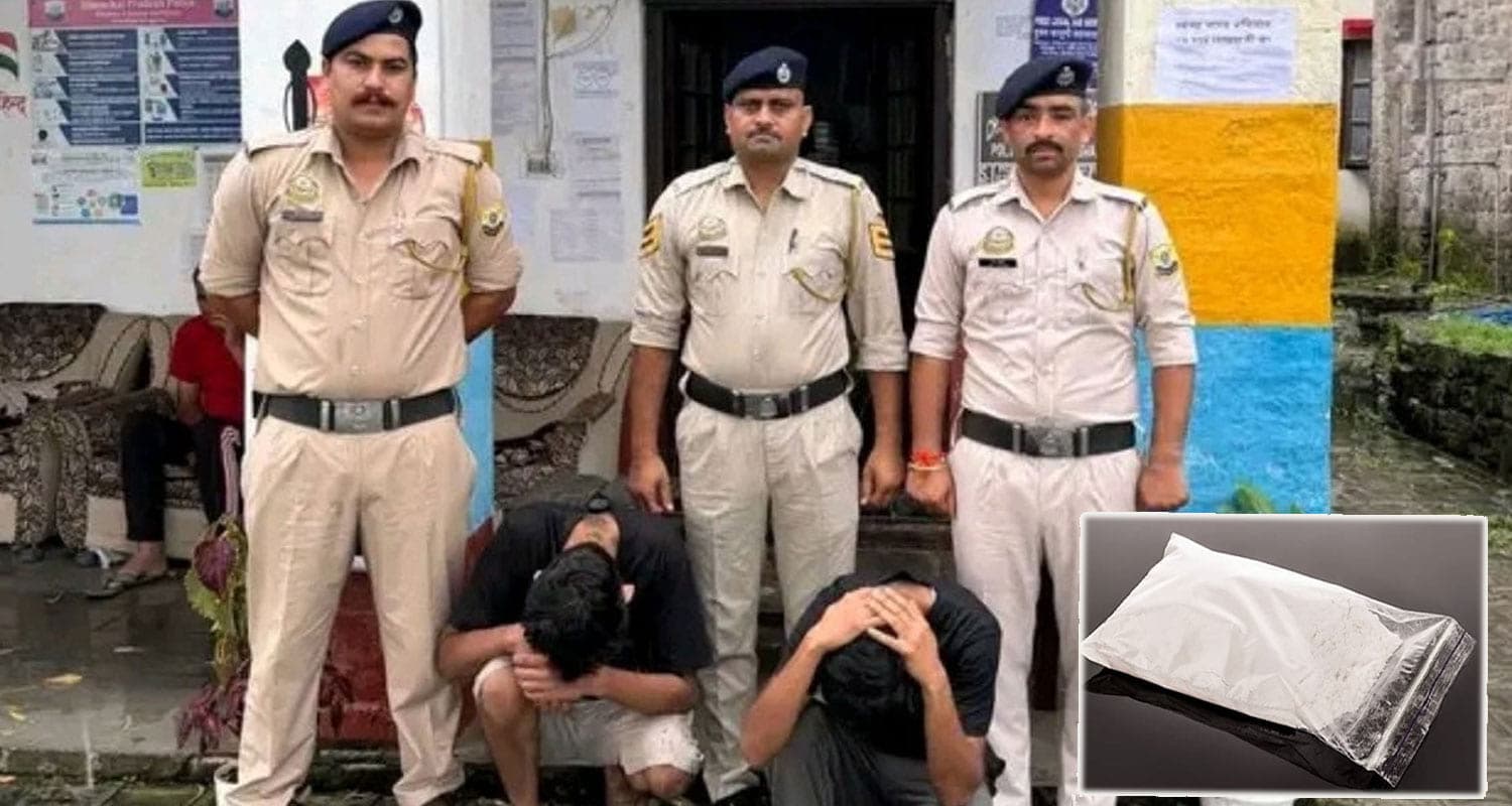 हिमाचल: स्कूटी पर चिट्टा तस्करी करने निकले थे 2 यार, नाके पर पुलिस ने दबोचा; लाखों की खेप बरामद Bilaspur Police news