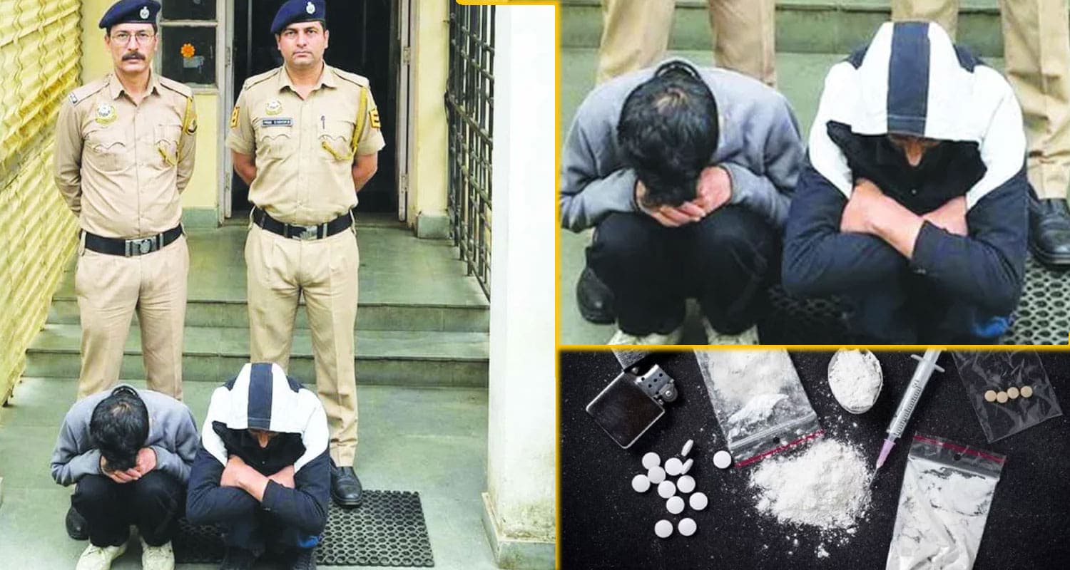 हिमाचल : कमरे को बना रखा था नशे का अड्डा, पुलिस ने चिट्टे के साथ धरे दो यार himachal shimla news
