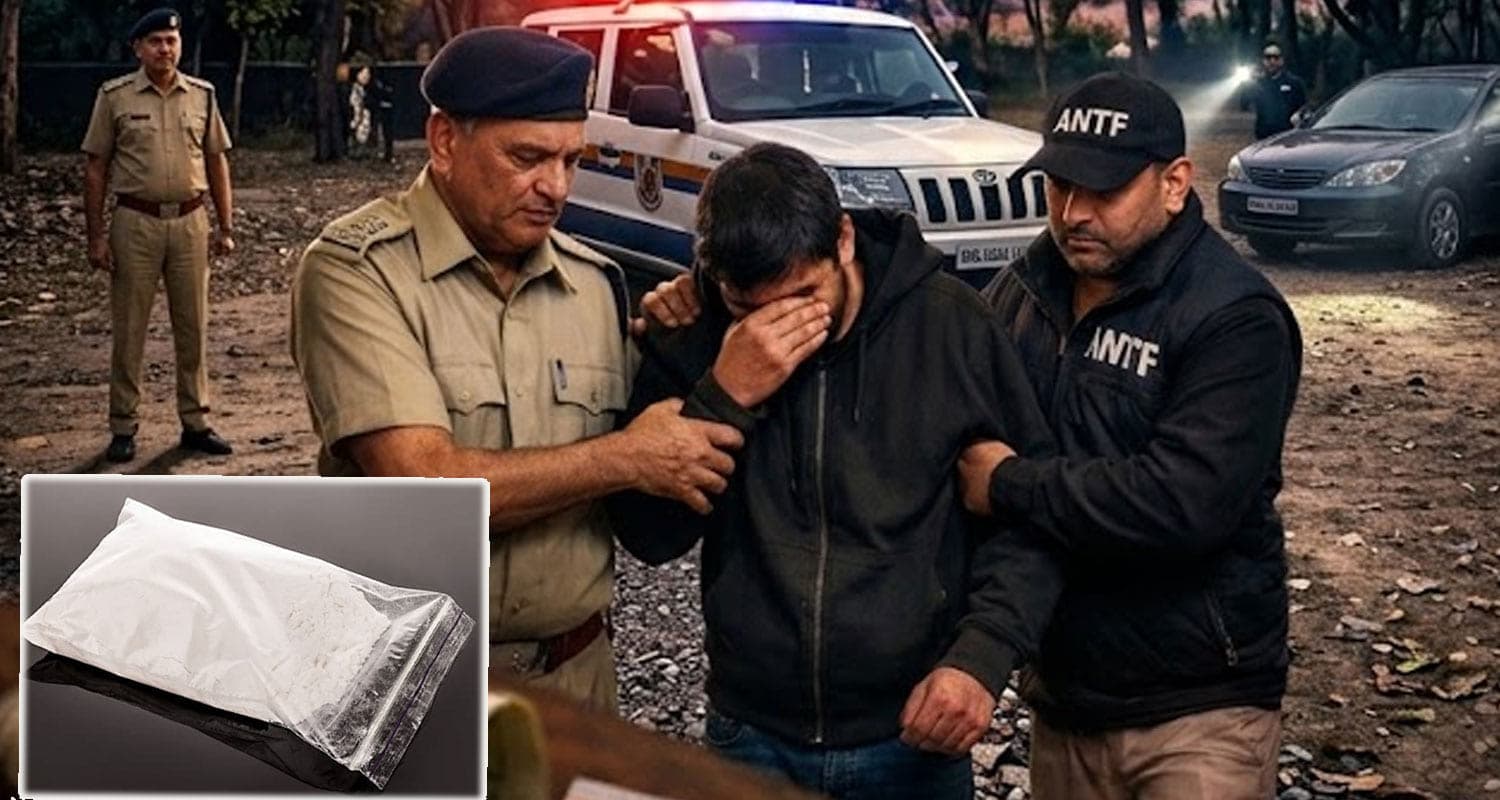 हिमाचल: पुलिस को देख घबराया लड़का, तलाशी हुई तो निकली चिट्टे की खेप- पहुंचा जेल Drug Trafficking