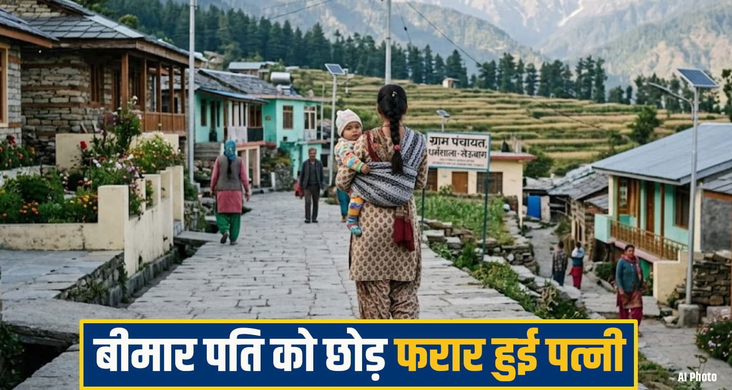 हिमाचल: बीमार पति को कमरे में छोड़ कर पत्नी हो गई फरार, 9 माह के बच्चे को भी ले गई साथ himachal Kullu News
