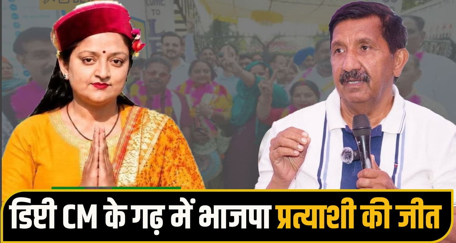 डिप्टी CM को एक और झटका: मुकेश के गढ़ में भाजपा जिला परिषद प्रत्याशी ने दर्ज की बड़ी जीत indubala una