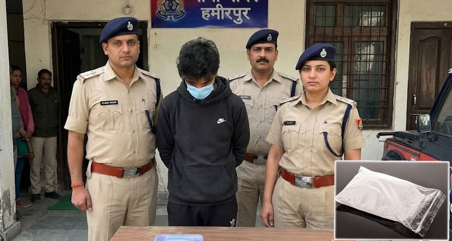 हिमाचल : किराये के कमरे में छिपा रखा था नशा, पुलिस ने मारा छापा- लाखों के चिट्टे संग पंजाबी अरेस्ट Himachal Pradesh news