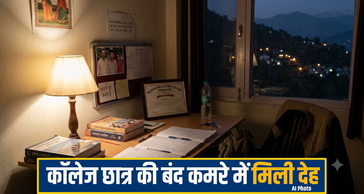 हिमाचल: एक घर का बुझ गया चिराग, कॉलेज पढ़ने भेजा था 16 वर्षीय बेटा, बंद कमरे में मिली देह mandi Collage student