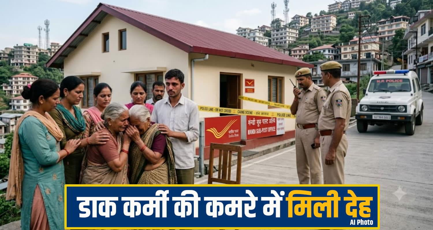 हिमाचल: कमरे में कदम रखते ही परिवार पर टूटा दुखों का पहाड़, इस हाल में मिली डाक कर्मी की देह mandi postal employee