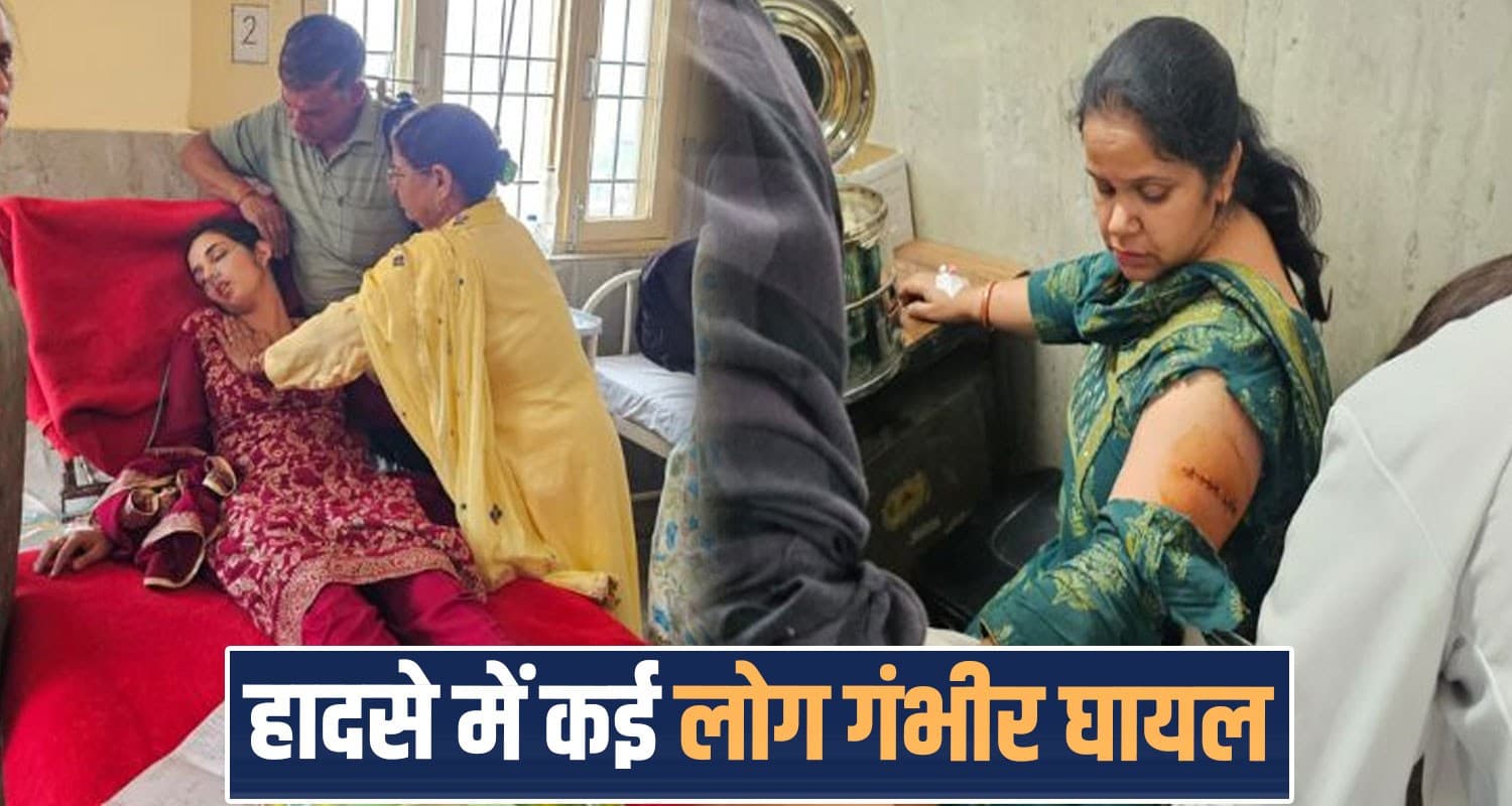 हिमाचल में एक और बस हाद.सा : सड़क से नाले में लुढ़की, महिलाओं-बच्चों समेत 18 लोग थे सवार private bus passengers mandi road himachal police sarkaghat rewalsar