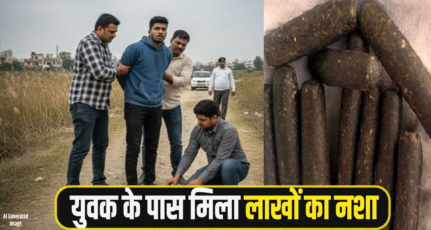 हिमाचल के तस्कर दूसरे राज्यों में भी कर रहे नशा सप्लाई, पंचकूला में बड़ी खेप के साथ युवक धरा Panchkula Police