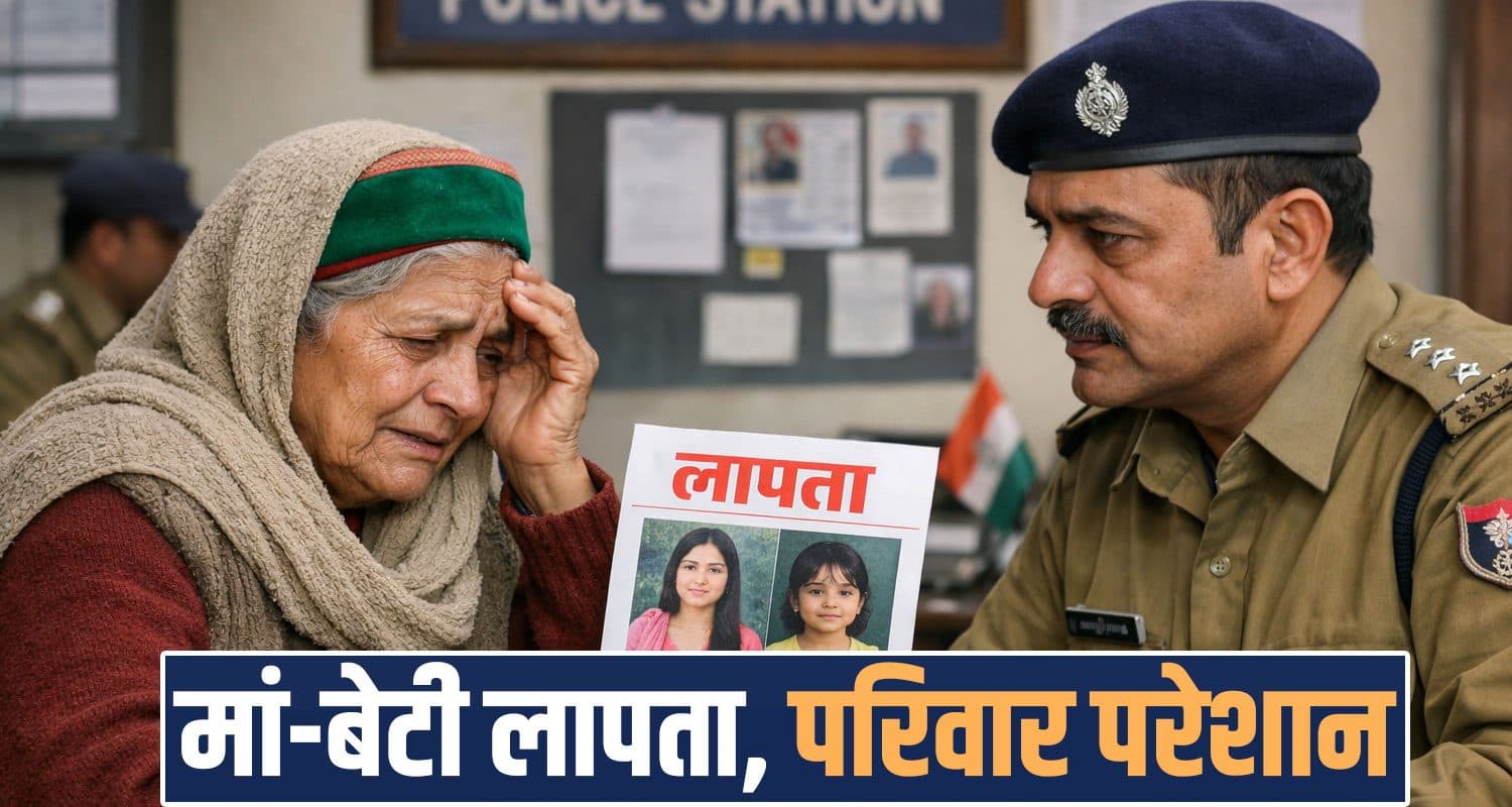 हिमाचल : दांत दर्द की दवा लेने अस्पताल गई महिला, नहीं लौटी वापस घर- बेटी भी ले गई साथ 24 YEARS MARRIED WOMEN DAUGHTER MISSING HAMIRPUR HIMACHAL POLICE