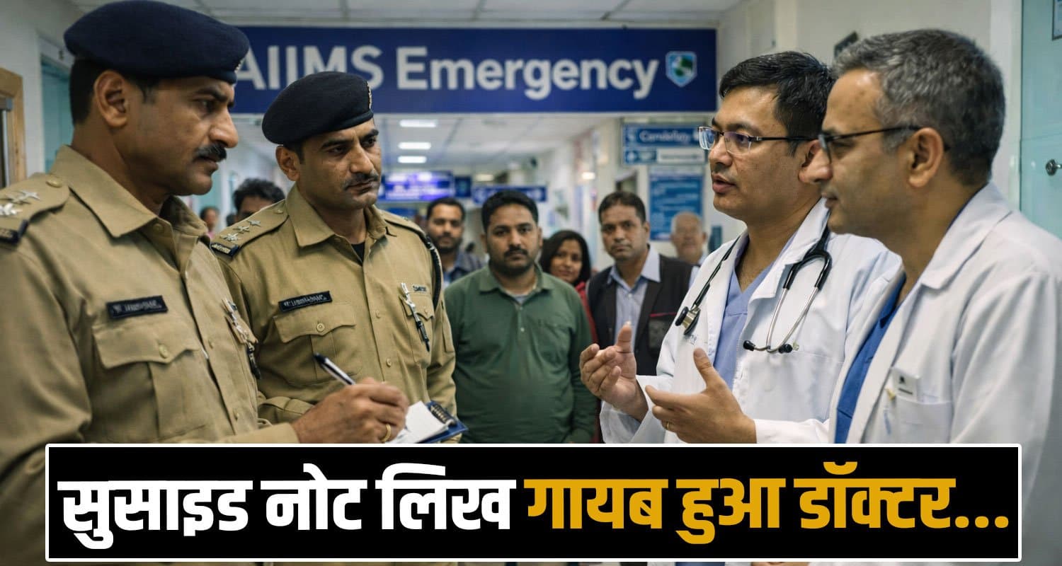 हिमाचल में ‘जीना नहीं चाहता’ लिख डॉक्टर हुआ लापता : रातभर चला सर्च ऑपरेशन, सुबह मिली... AIIMS BILASPUR JUNIOR RESIDENT DOCTOR MISSING NOTE FAMILY POLICE HIMACHAL