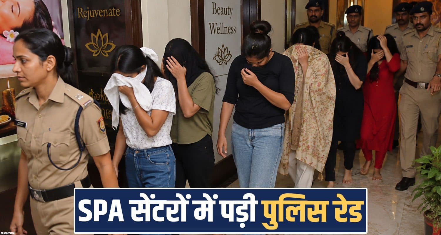 हिमाचल : SPA सेंटरों में हो रहा था गंदा काम, पुलिस ने 7 युवतियां की रेस्क्यू- मालिक पर FIR baddi police raid three spa centres seven women rescued solan himachal